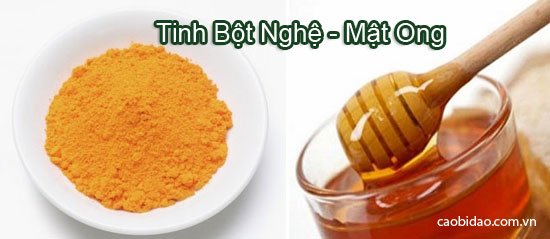 Tinh Bột Nghệ và Mật Ong Không còn nỗi lo về mụn