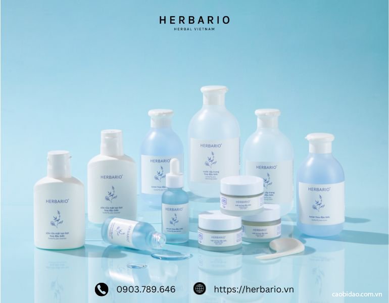 Sản phẩm Herbario thuộc top 7 thương hiệu mỹ phẩm thuần chay uy tín tại Việt nam Sản phẩm Herbario thuộc top 7 thương hiệu mỹ phẩm thuần chay uy tín tại Việt nam