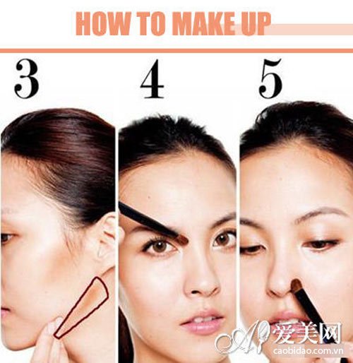 Những mẹo trang điểm cho mặt thon, cằm nhọn Những mẹo trang điểm cho mặt thon, cằm nhọn
