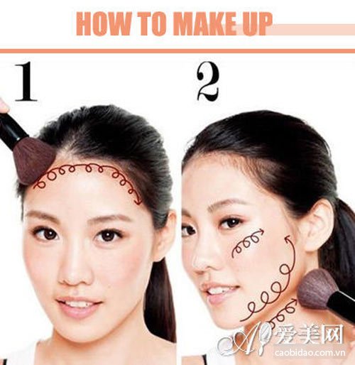 Những mẹo trang điểm cho mặt thon, cằm nhọn Những mẹo trang điểm cho mặt thon, cằm nhọn