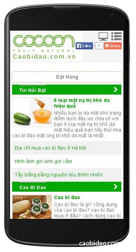 cao bí đao chạy trên thiết bị cầm tay cao bí đao chạy trên thiết bị cầm tay