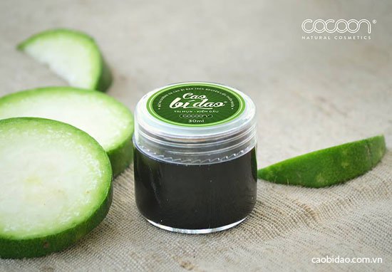 Trị mụn ẩn bằng cao bí đao cocoon Trị mụn ẩn bằng cao bí đao cocoon