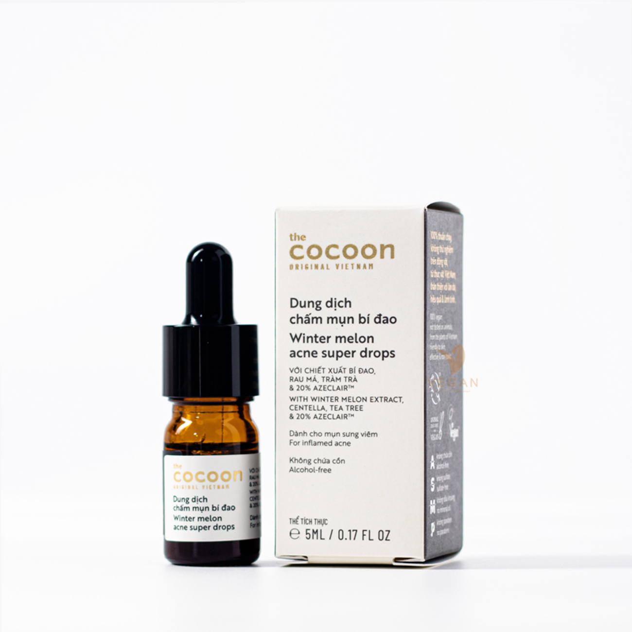 Dung dịch chấm mụn bí đao Cocoon 5ml — Giải pháp thuần chay cho da mụn, giảm sưng viêm hiệu quả