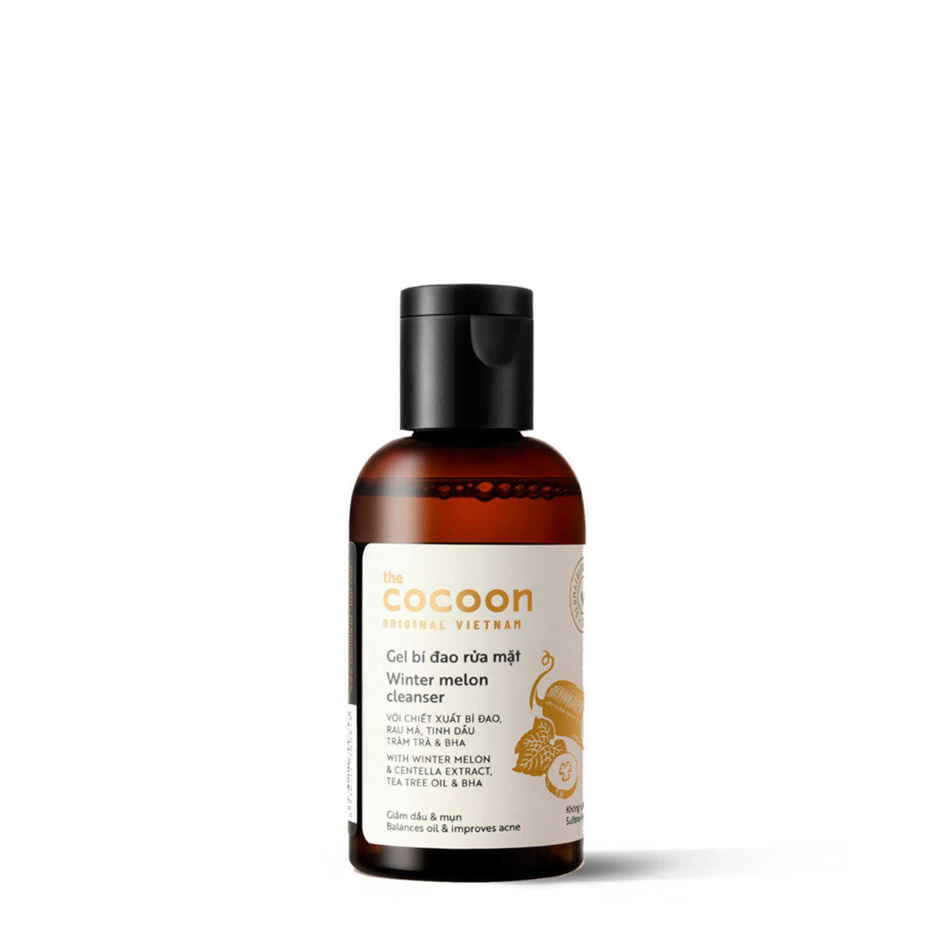 Gel rửa mặt bí đao 50ml – Làm  sạch sâu, kiểm soát dầu nhờn, thuần chay lành tính