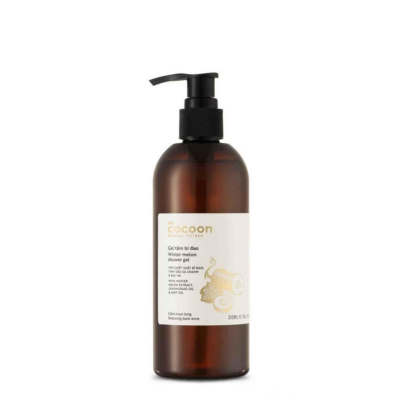 Gel tắm bí đao 310ml cho da dầu mụn