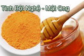 Tinh Bột Nghệ và Mật Ong Không còn nỗi lo về mụn